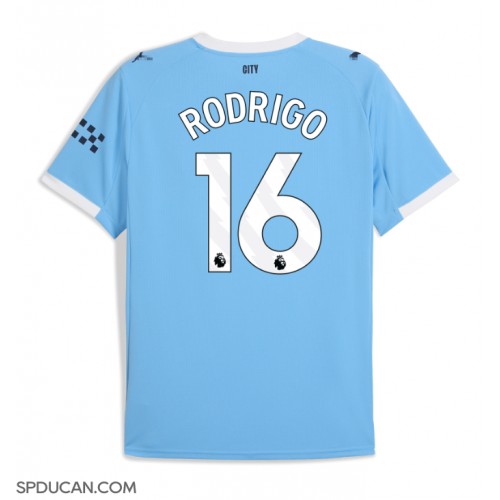 Muški Nogometni Dres Manchester City Rodri Hernandez #16 Domaci 2025-26 Kratak Rukav